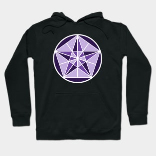 Deep Purple Crystal Star Hoodie